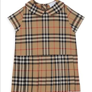 BURBERRY
Baby Girl's Peggy Checkered Shift Dress brand new